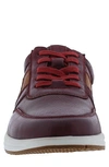 English Laundry Brady Perforated Sneaker In Wine