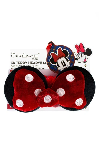 The Creme Shop Minnie 3d Plush Headband In Red