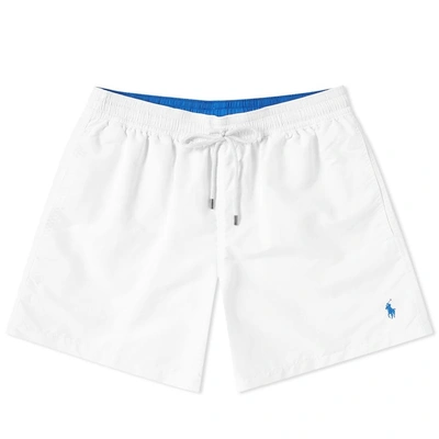 Polo Ralph Lauren Classic Traveller Swim Short In White