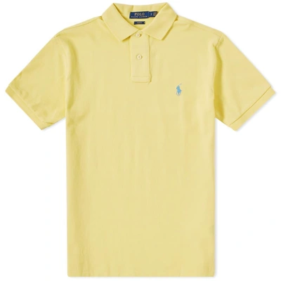Polo Ralph Lauren Slim Fit Polo In Yellow