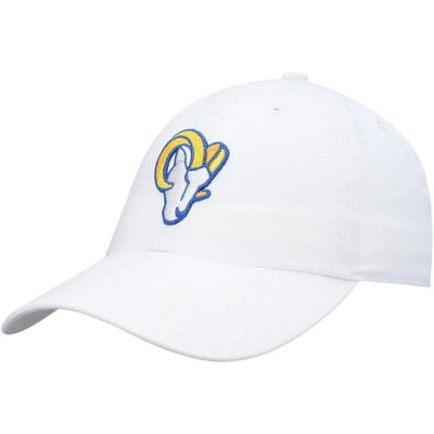 47 ' White Los Angeles Rams Logo Clean Up Adjustable Hat