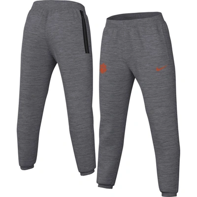 Nike Heather Gray Clemson Tigers Team Logo Spotlight Performance Pants In Grey