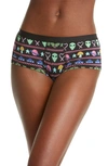 Meundies Print Briefs In Cosmic Mistletoe