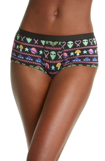 Meundies Print Briefs In Cosmic Mistletoe