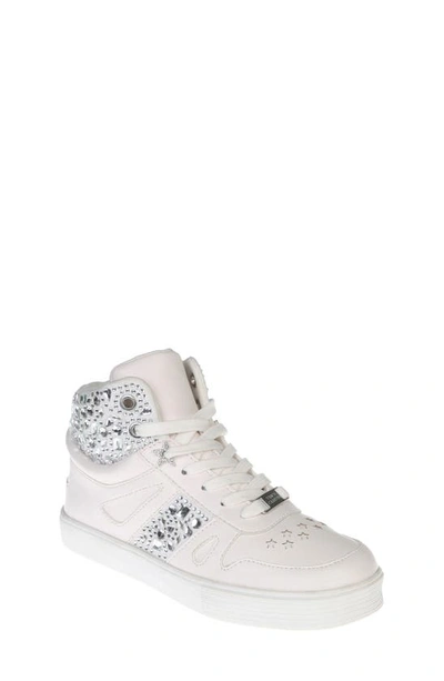 Vince Camuto Kids' High Top Court Sneaker In White