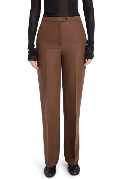 The Row Elia Trouser In Toffee