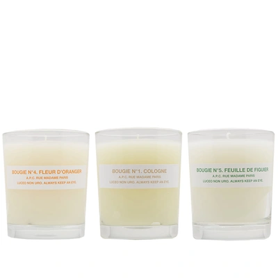 A.p.c. Small Candle Set In N/a