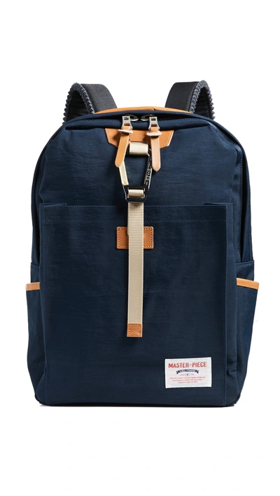 Master-piece Link Backpack In Navy