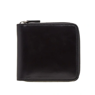 Il Bussetto Bi-fold Zip Wallet In Black