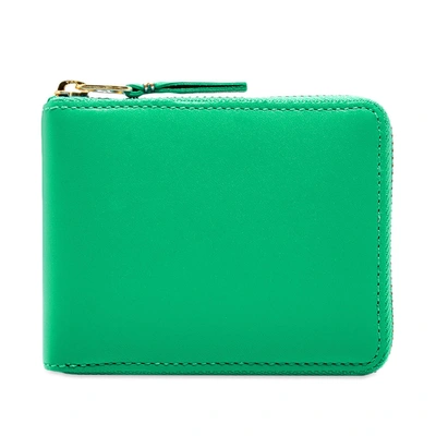 Comme Des Garçons Comme Des Garcons Sa7100 Classic Wallet In Green