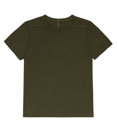 Rick Owens Cotton Jersey T-shirt In Green