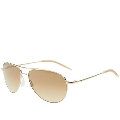 Oliver Peoples Benedict Sunglasses In Gold