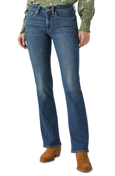 Lucky Brand Mid Rise Sweet Baby Boot Jeans In Trail Mix