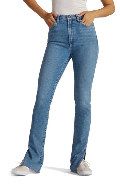 Favorite Daughter The Shortie Valentina Tower Jeans In Blue