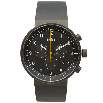 Braun Bn0095 Chronograph Watch In Black