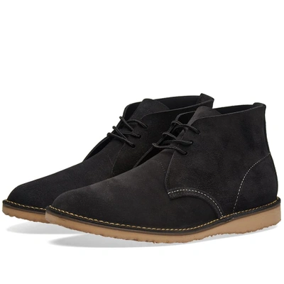 Red Wing 3323 Heritage Work Weekender Chukka In Black