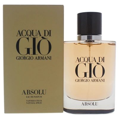 Giorgio Armani Acqua Di Gio Absolu By  For Men - 2.5 oz Edp Spray In White