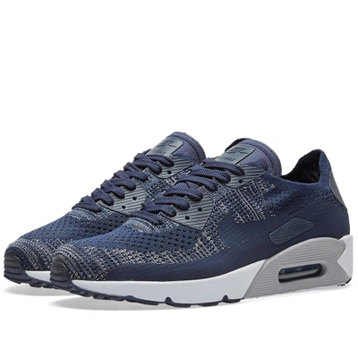 Nike Air Max 90 Ultra 2.0 Flyknit In Blue | ModeSens