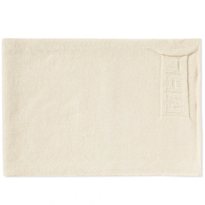 Mhl By Margaret Howell Mhl. By Margaret Howell Logo Scarf In White