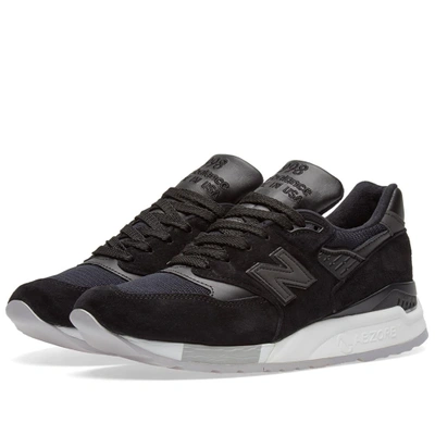 New Balance M998nj - Made In The Usa In Black