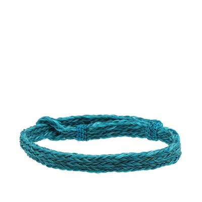 Chamula Braided Horsehair Bracelet In Blue