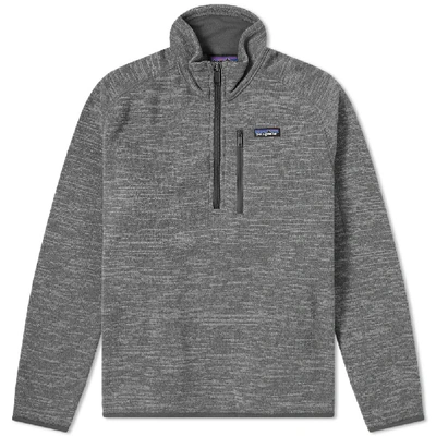 Patagonia Better Sweater 1/4 Zip Jacket In Grey