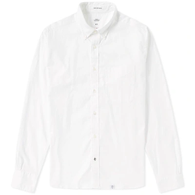 Bedwin & The Heartbreakers Button Down Brian Oxford Shirt In White