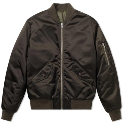 Harmony Mack Ma-1 Jacket In Green