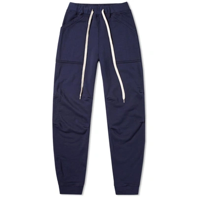Velva Sheen Army Gym Sweat Pant In Blue