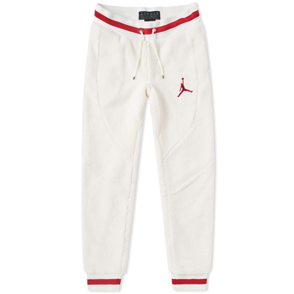 jordan red fleece pants