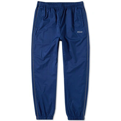Stussy 3m Piping Track Pant In Blue