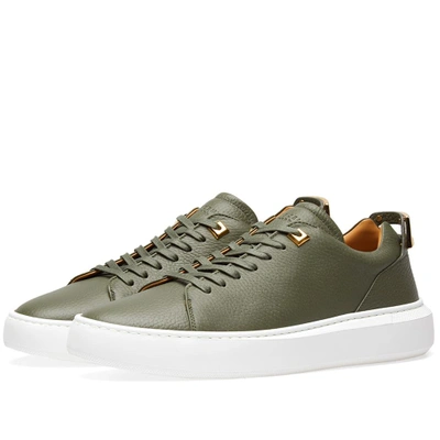 Buscemi Uno Low Sneaker In Green