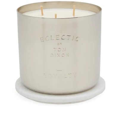 Tom Dixon Eclectic Royalty Candle In Silver