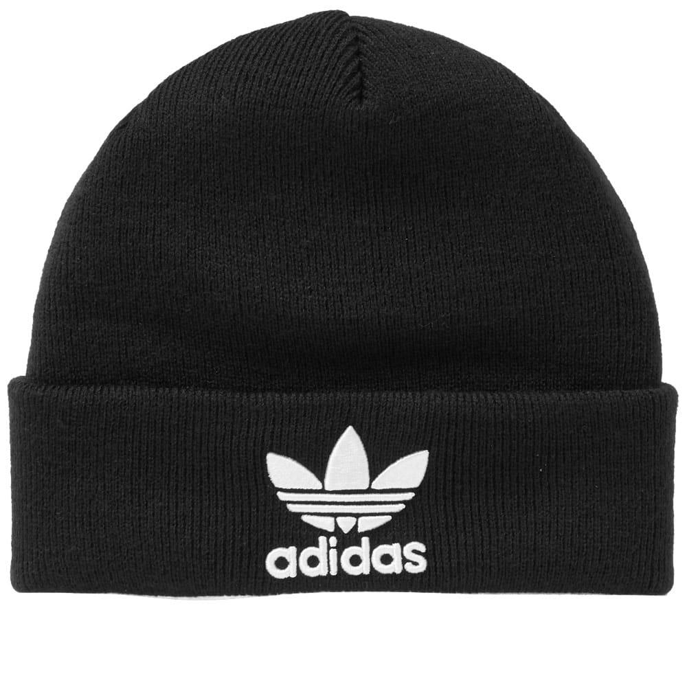 Adidas Originals Adidas Trefoil Beanie In Black | ModeSens