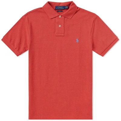 Polo Ralph Lauren Slim Fit Polo In Red