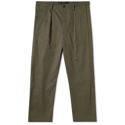 Valentino Cropped Tapered Cargo Pant In Green