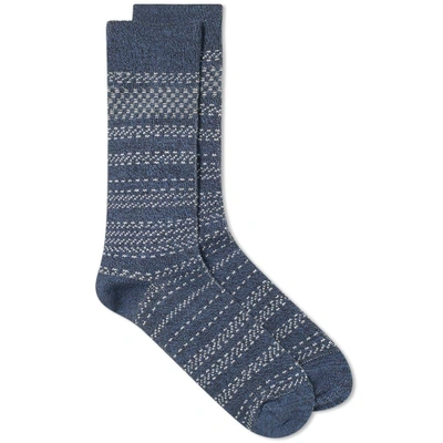 N/a Socks N/a Sock Four In Blue