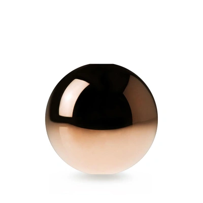 Minimalux Copper Spherical Candle Holder In Gold