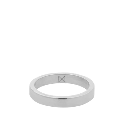 Minimalux Round Sterling Silver Ring