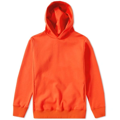 Edifice Double Knit Hoody In Orange