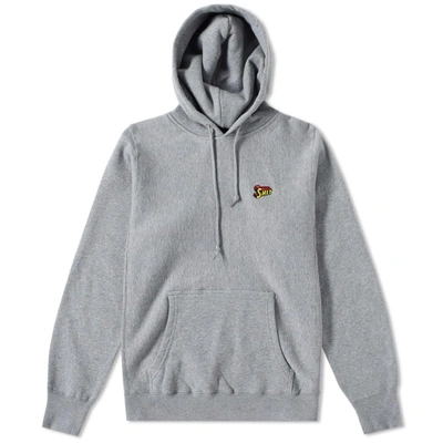 Medicom X Sync Dface Shit Pullover Hoody In Grey