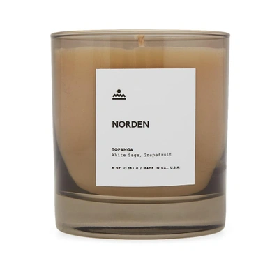 Norden Goods Topanga Glass Candle In N/a