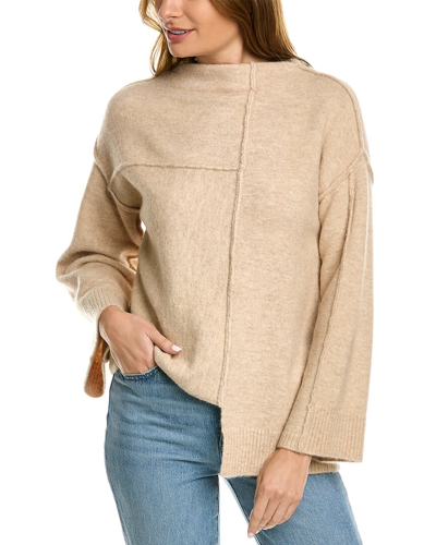 Cult Gaia Tess Alpaca & Wool-blend Sweater In Beige