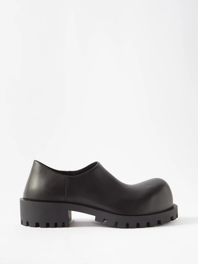 Balenciaga Hummer Derby Shoes In Black