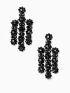 Kate Spade The Bead Goes On Statement Earrings In Jet