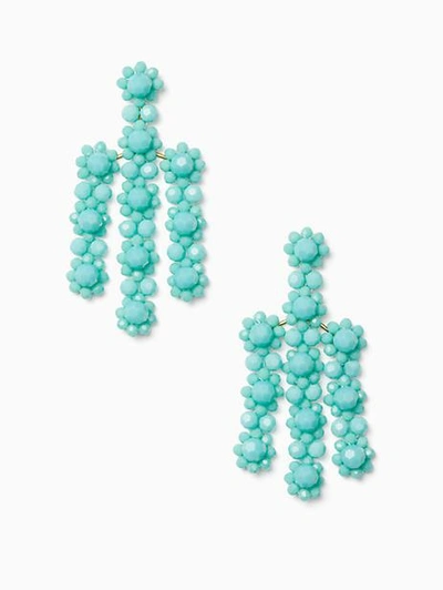Kate Spade The Bead Goes On Statement Earrings In Turquoise
