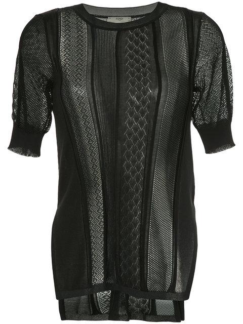 fendi sheer top