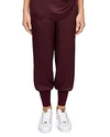 Ted Baker Ted Says Relax Aibrey Satin Jogger Pants In Oxblood