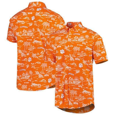 Reyn Spooner Orange Clemson Tigers Classic Button-down Shirt