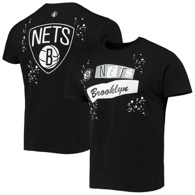 Fisll Black Brooklyn Nets Confetti T-shirt